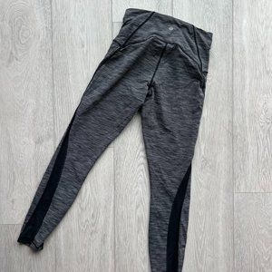 lululemon Wunder Train Leggings Size 6 Color Blue and Grey